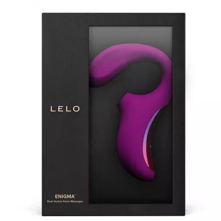 LELO - ENIGMA DOUBLE ASPIRATION STIMULATION MASSEUR  ROSE PROFONDE