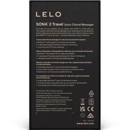 LELO - MASSEUR SONIQUE POUR CLITORIS SONA 2 TRAVEL VIOLET