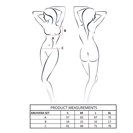 PASSION - ENSEMBLE SOUTIEN-GORGE + STRING ANUVERA BLANC L/XL