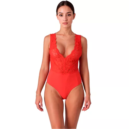 PASSION - BODY EVALIE ROUGE L/XL