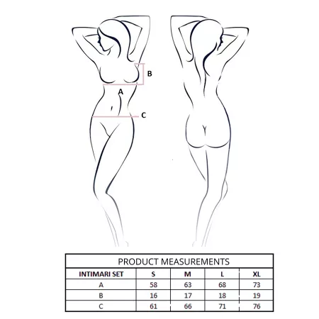 PASSION - ENSEMBLE SOUTIEN-GORGE + CULOTTE INTIMARI ROSE L/XL