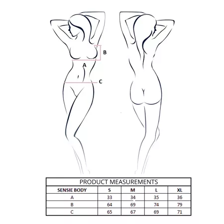 PASSION - SENSIE BODY BOURGOGNE L/XL