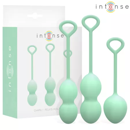 INTENSE - KIT DE BOULES DE KEGEL CHARLI VERT CLAIR