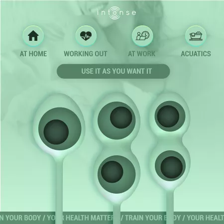 INTENSE - KIT DE BOULES DE KEGEL CHARLI VERT CLAIR