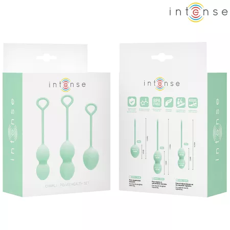 INTENSE - KIT DE BOULES DE KEGEL CHARLI VERT CLAIR