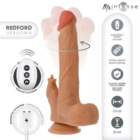 MR INTENSE - TÉLÉCOMMANDE PÉNIS RÉALISTE REDFORD 23 CM -O- 3,5 CM