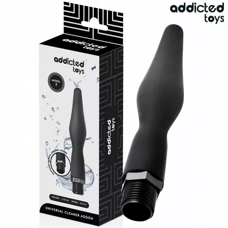 ADDICTED TOYS - NETTOYEUR ANAL AVEC ADAPTATEUR UNIVERSEL MODÈLE 2