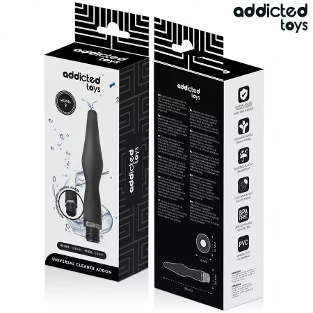 ADDICTED TOYS - NETTOYEUR ANAL AVEC ADAPTATEUR UNIVERSEL MODÈLE 2