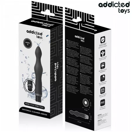 ADDICTED TOYS - NETTOYEUR ANAL AVEC ADAPTATEUR UNIVERSEL MODÈLE 3