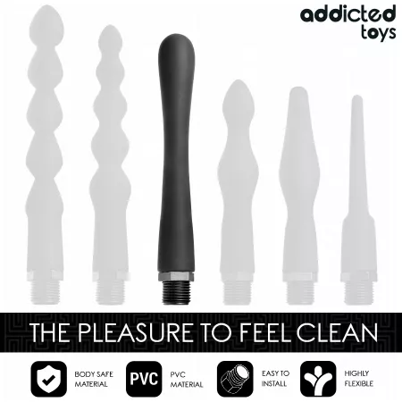 ADDICTED TOYS - NETTOYEUR ANAL AVEC ADAPTATEUR UNIVERSEL MODÈLE 4