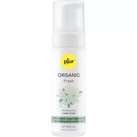 PJUR - MOUSSE RAFRA&Icirc;CHISSANTE BIOLOGIQUE VEGAN SANS RIN&Ccedil;AGE 150 ML