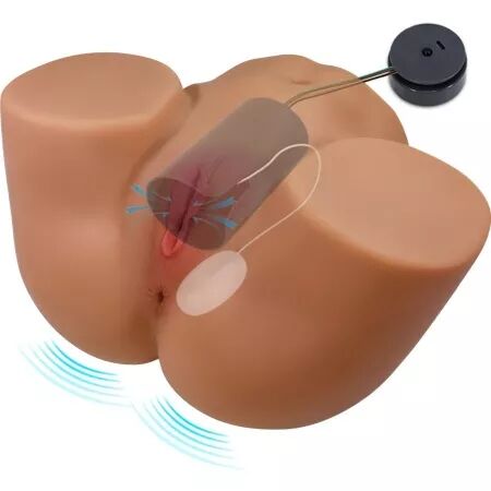 CRAZY BULL - GERIANN VIBRATEUR ET SU&Ccedil;ON F&Eacute;MININ R&Eacute;ALISTE AVEC SON 5,5 KG