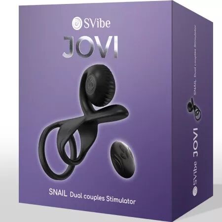 SNAIL VIBE - JOVI BAGUE POUR COUPLES T&Eacute;L&Eacute;COMMANDE NOIRE