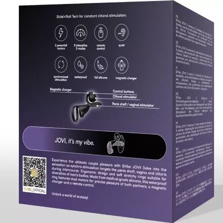 SNAIL VIBE - JOVI BAGUE POUR COUPLES T&Eacute;L&Eacute;COMMANDE NOIRE