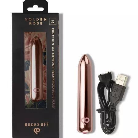 ROCKS-OFF - BALLE VIBRANTE RECHARGEABLE ROSE DOR&Eacute;E