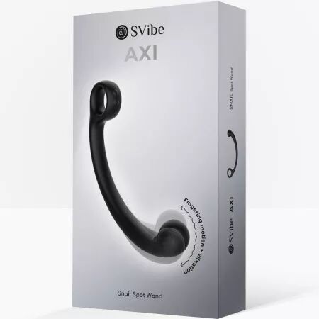 SNAIL VIBE - BAGUETTE DE MASSAGE VIBRANTE AXI NOIRE