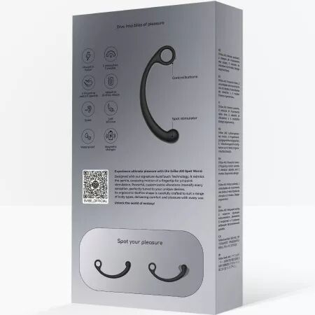 SNAIL VIBE - BAGUETTE DE MASSAGE VIBRANTE AXI NOIRE