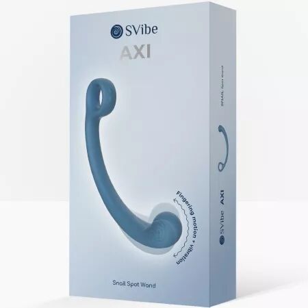 SNAIL VIBE - AXI BAGUETTE DE MASSAGE VIBRANTE BLEU