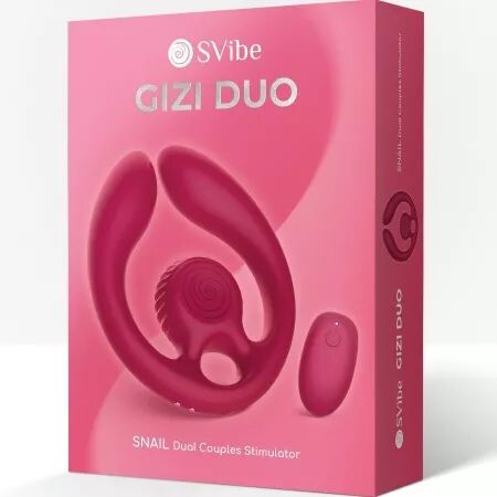 SNAIL VIBE - GIZI DUO STIMULATEUR POUR COUPLES T&Eacute;L&Eacute;COMMANDE BOURGOGNE