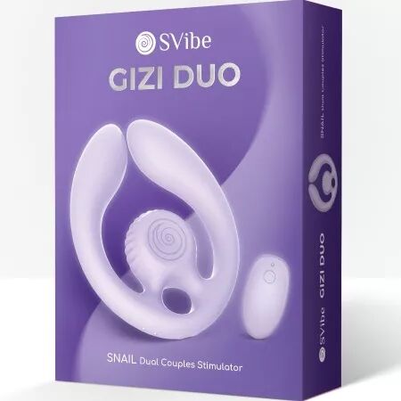SNAIL VIBE - GIZI DUO STIMULATEUR POUR COUPLES T&Eacute;L&Eacute;COMMANDE LILAS