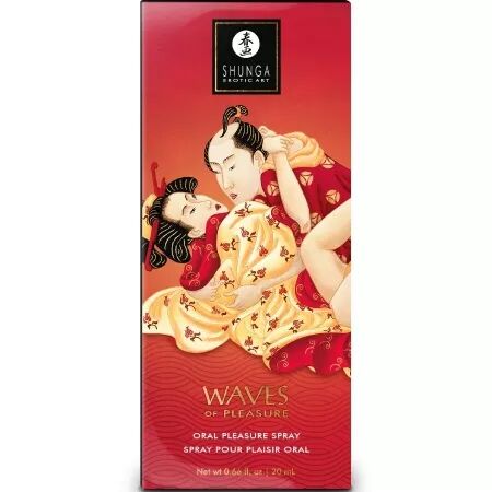 SHUNGA - WAVES PLEASURE SPRAY ORAL SEDUCTIVE FRAISE 20 ML