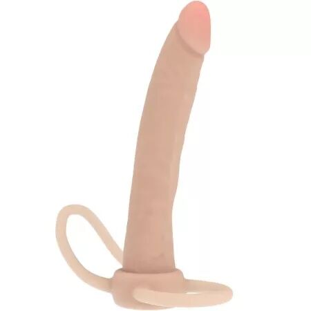 GET REAL - P&Eacute;N&Eacute;TRATEUR ANAL EN SILICONE DOUBLE TROUBLE 16 CM