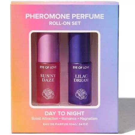 EYE OF LOVE - BLOOM DAY TO NIGHT COFFRET DE PARFUM ROLL-ON AUX PH&Eacute;ROMONES 2 X 5 ML