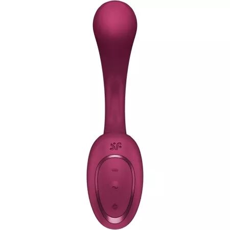 SATISFYER - G FOR GODDESS 2 BOUTEILLE VIBRATEUR LAPIN BORDEAUX