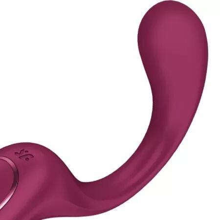 SATISFYER - G FOR GODDESS 2 BOUTEILLE VIBRATEUR LAPIN BORDEAUX
