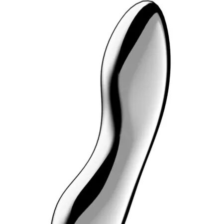 SATISFYER - COSMIC CREST 2 GODEMICHET DOUBLE EN ACIER INOXYDABLE