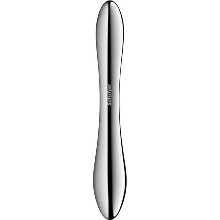 SATISFYER - PURE GRAVITY 1 GODEMICHET DOUBLE EXTR&Eacute;MIT&Eacute; EN ACIER INOXYDABLE
