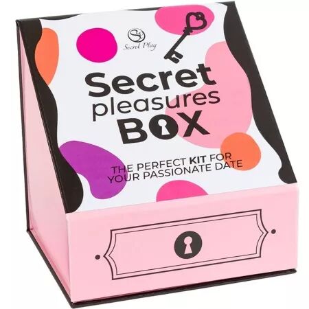 SECRET PLAY - COFFRET DE PLAISIRS POUR COUPLES : D&Eacute;S + BALLE VIBRANTE + STYLO &Agrave; PLUME
