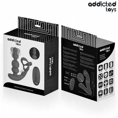 ADDICTED TOYS - MASSEUR DE PROSTATE ROTATIF &Agrave; T&Eacute;L&Eacute;COMMANDE