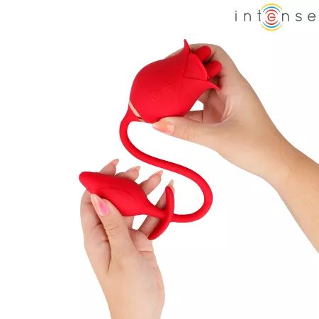 INTENSE - MELANIE DOUBLE STIMULATEUR DE CLITORIS AVEC LANGUE EN ZIGZAG