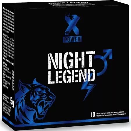 XPOWER - NIGHT LEGEND STIMULANT &Agrave; ACTION RAPIDE POUR L'&Eacute;RECTION ET LA PERFORMANCE 10 CAPSULES