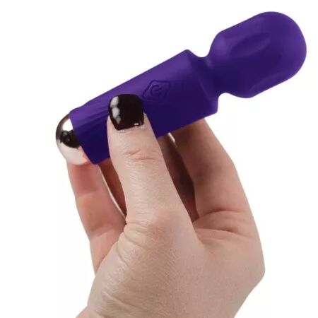 ROCKS-OFF - MINI BAGUETTE RECHARGEABLE 16 FONCTIONS VIOLET DREAM