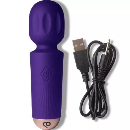 ROCKS-OFF - MINI BAGUETTE RECHARGEABLE 16 FONCTIONS VIOLET DREAM