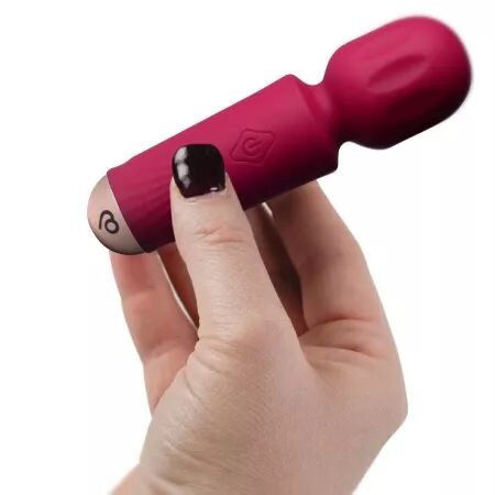 ROCKS-OFF - MINI BAGUETTE RECHARGEABLE 16 FONCTIONS ROUGE AZAL&Eacute;E