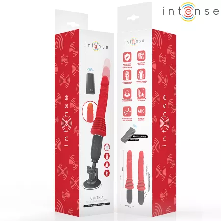 INTENSE - VIBRATEUR &Agrave; POUSS&Eacute;E CYNTHIA AVEC T&Eacute;L&Eacute;COMMANDE