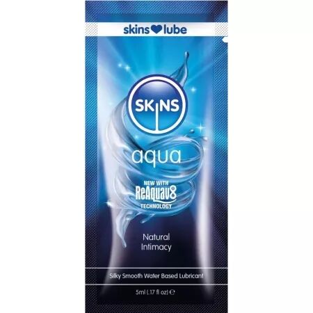 SKINS - AQUA LUBRIFIANT &Agrave; BASE D'EAU DOSE UNIQUE 5 ML