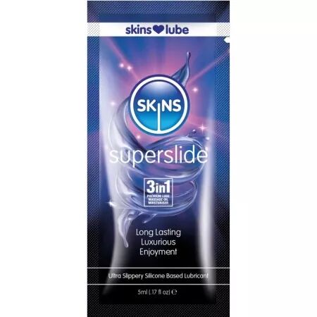 SKINS - SUPERSLIDE LUBRIFIANT &Agrave; BASE DE SILICONE DOSE UNIQUE 5 ML