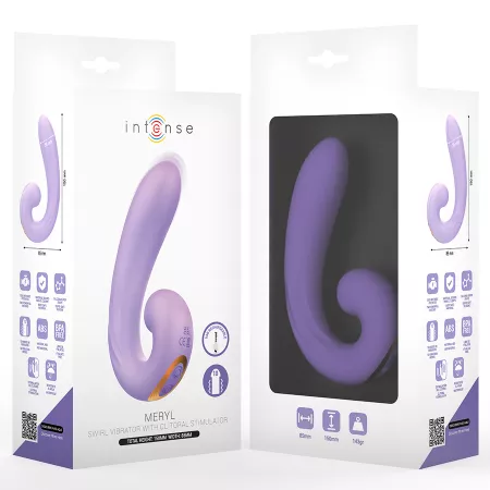 INTENSE - STIMULATEUR DE CLITORIS &Agrave; DOUBLE VIBRATION MERYL