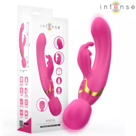 INTENSE - WINONA DOUBLE VIBRATEUR LAPIN & BAGUETTE
