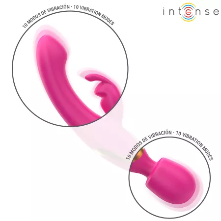 INTENSE - WINONA DOUBLE VIBRATEUR LAPIN & BAGUETTE
