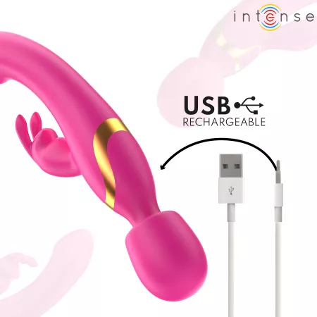 INTENSE - WINONA DOUBLE VIBRATEUR LAPIN & BAGUETTE