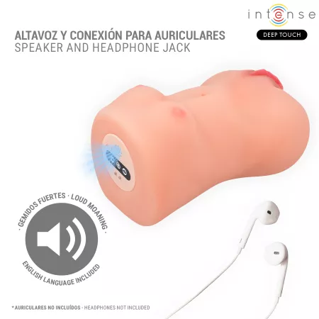 INTENSE DEEP TOUCH - VIBRATEUR ET MASTURBATEUR &Agrave; SUCCION CATHERINE AVEC VOIX