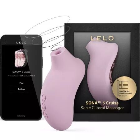 LELO - SONA 3 CRUISE MASSEUR CLITORAL SONIQUE ROSE P&Acirc;LE