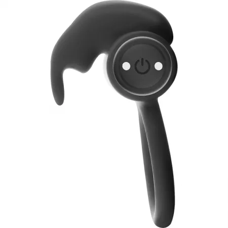 BLACK&SILVER - BURTON RING 10 MODES DE VIBRATION NOIR