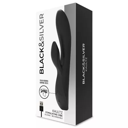 BLACK&SILVER - VIBRATEUR KAULTZ TOUCH CONTROL