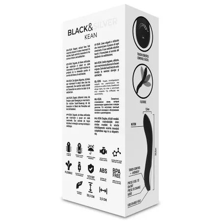 BLACK&SILVER - COMMANDE TACTILE DU VIBRATEUR KEAN